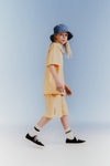 ZR Future Begins Yellow Terry Shirt with Shorts 2 Piece Set 12192