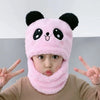 Panda Fur Mask Cap #2649