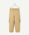 TAO Beige Cotton Baggy pants with Cargo pockets 13224