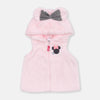 Faux Fur Minnie Mouse Sleeveless Jacket 13160