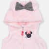 Faux Fur Minnie Mouse Sleeveless Jacket 13160