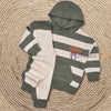 PMK Future Green Stripes Hooded Tracksuit 13338