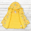 Balabala Yellow Fleece Inner Puffer Jacket 13346