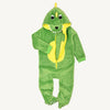 Green Alligator Fur Babygrow Costume with covered Feet 13408