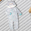 Snow Cat Fur Babygrow Costume with covered Feet 13412