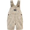 Oshksh Anchor Embroided Short Length Overalls Dungaree 12239