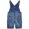 Oshksh Webstrap Stretch Denim Short Length Overalls Dungaree 12247