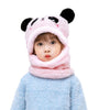 Panda Fur Mask Cap #2649