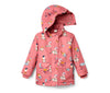 Bird Pink Hooded Puffer Jacket 13392