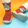 Shark Red Silicone Socks Shoes 2702 A