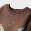 Deer Puff Printed Sweatshirt 13406