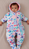 Snozu Infants Multicolor Splash Snowsuit #13455