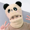 Panda Fur Mask Cap #2649