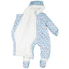 Blue Tiger Paris Quilted Snow Suit #12443