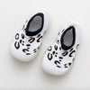 Leopard White Silicone Socks Shoes 2711 B