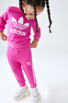 ADDS Pink Terry Tracksuit Crew Set 13432