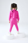 ADDS Pink Terry Tracksuit Crew Set 13432