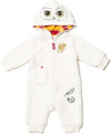 Harry Potter Hedging Owl baby Zip Up Costume Fur Bodysuit 13244