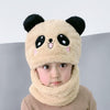 Panda Fur Mask Cap #2649