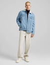 Bershka Sherpa Shearling Men Denim Jacket M167