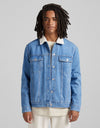 Bershka Sherpa Shearling Men Denim Jacket M167