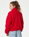 MS Red Polar Fur Jacket 13352