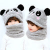 Panda Fur Mask Cap #2649