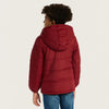 Juniors Maroon Warm Fleece Inner Jacket 13044