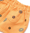 OM Flower Embroided Peach Skirt 13219