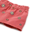 OM Flower Embroided Pink Skirt 13218