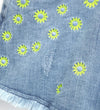 OM Flower Embroided Shorts 13208