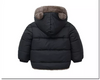 Kashmere Loaded Fur Dualside wear Black Hooded Puffer Jacket 8880