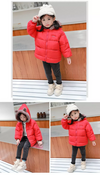 Kashmere Loaded Fur Dualside wear Red Hooded Puffer Jacket 8879