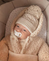 ZR Faux Shearling Overall Romper Snowsuit #12182