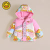 G Duck Pink Hoodie Puffer Jacket 13148