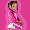 ADDS Pink Terry Tracksuit Crew Set 13432