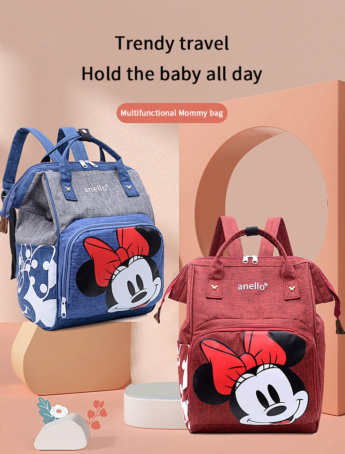 Annelo Minnie Mouse Mummy Baby Travel Diaper Backpack 2481 MamasLittle