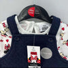 Minnie Mouse Quilted Blue Dungaree with Shirt Set 13250