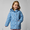 Baby Go Floral Blue Hooded Puffer Jacket 13347