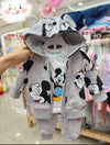 HM Mickey Hoodie Trouser Shirt Grey Tracksuit Set 13418