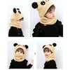 Panda Fur Mask Cap #2649