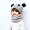 Panda Fur Mask Cap #2649