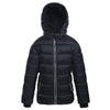 Black Rokka Rolla Heavyweight Bubble Coat Fleece Inner Puffer Jacket 13150