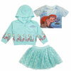 Disney Green Mermaid Hoodie Shirt and Skirt FANCY Set 13249