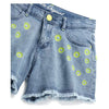 OM Flower Embroided Shorts 13208