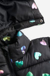 HM Hearts Water Repellent Hooded Puffer Jacket 13415