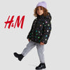 HM Hearts Water Repellent Hooded Puffer Jacket 13415