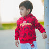 HM Spiderman Red Hoodie Trouser Tracksuit Set 13420