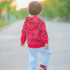 HM Spiderman Red Hoodie Trouser Tracksuit Set 13420