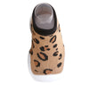 Leopard Brown Silicone Socks Shoes 2711 A